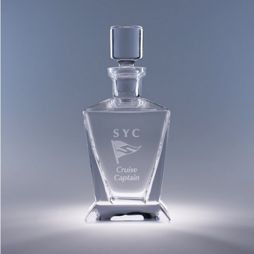 LVH Royal Decanter Dimensions 	10H x 4.25W x 4.25D
Imprint Area(s) Etch TBD
	
Materials 	Hand-Blown Crystal
Volume 	26oz.
Care & Use:  Hand wash only

